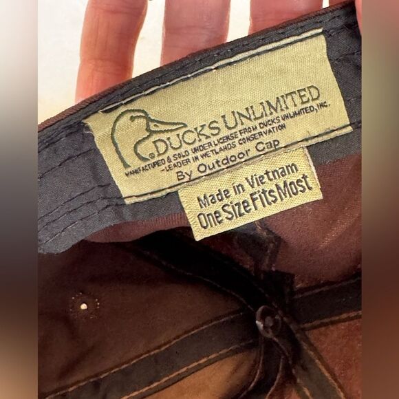 Ducks Unlimited Mens Brown Strapback Hat NWT - Picture 6 of 9